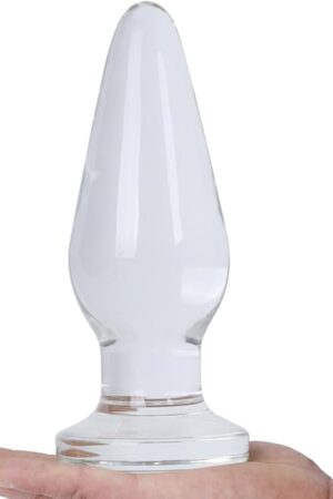 7.8 Inches Huge Glass Butt Plug Large Crystal Anal Plug Bum Pleasure Anal Trainer Anal Expander Sex Toy