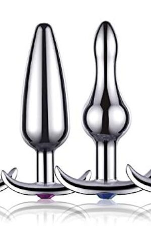 4Pcs Set Stainless Steel Anal Plug Butt - Anal Sex Trainer/Prostate Massage Anus Dilator Adult Gay Sex Toys