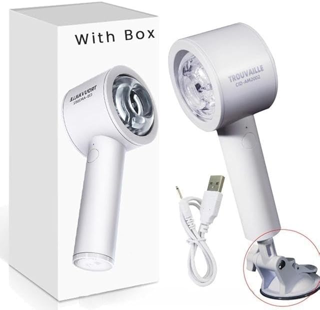 Automatic Male Masturbator, Jet Cup Silicone Masturbator, Male Sex Toys with 6 Stretch Frequencies, Penis Trainer with 3D Vagina Simulation, Male Oral Sex Toys.