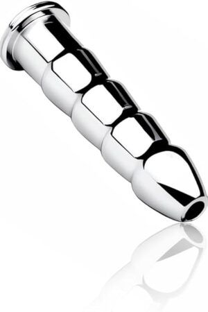 FST Stainless Steel Penis Plug Beads Urethral Plug in 5 Sizes Hollow Urethral Dilator for Penis Training Prostate Stimulation Urethral Sound Metal Urinary Catheter Adult Sex Toys for Male Penis (M)