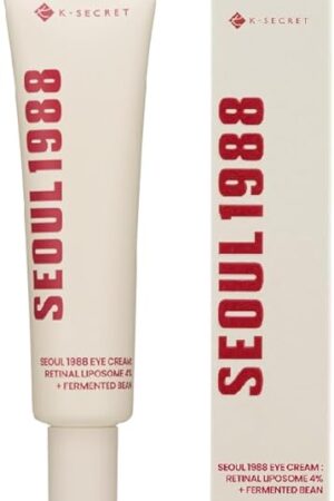 KSECRET SEOUL 1988 Eye Cream : Retinal Liposome 4% + Fermented Bean, wrinkle care, anti-aging, skin elasticity, pigmentation, retinol, 30ml/101 floz