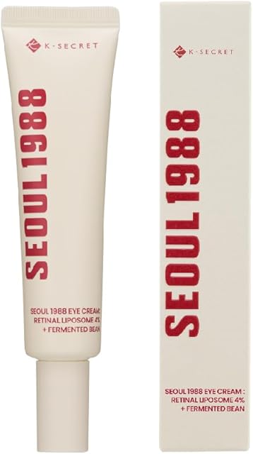 KSECRET SEOUL 1988 Eye Cream : Retinal Liposome 4% + Fermented Bean, wrinkle care, anti-aging, skin elasticity, pigmentation, retinol, 30ml/101 floz