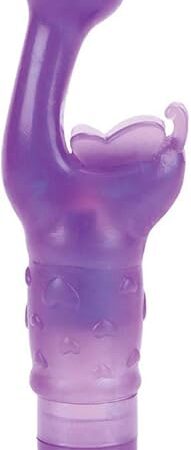 California Exotic Novelties The Original Butterfly Kiss Bulk Vibrator, Purple