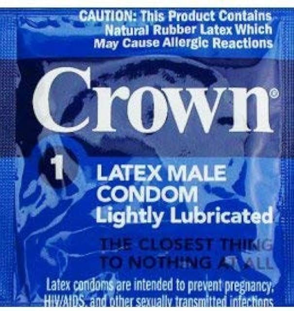 Crown Skinless Skin Condoms with Brass Lunamax Pocket Case, Ultra Thin Super Sensitive Latex Condoms-24 Count