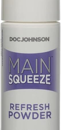 Doc Johnson Main Squeeze - Refresh Powder - Keeps ULTRASKYN Feeling Feeling Plush and Realistic - 1 Oz (28g)