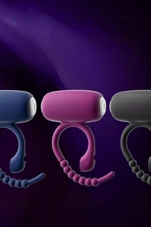Fengfeiyan-SE Vibrating Cook Ring with Clitoral Vibrator Disposable Prostate Massager Adult Toys for Erection in 3 Colors and 2 Styles Cook Sexual Stimulation Device Pleasure Ring for Men (SE Suits