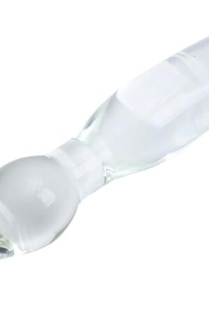 88" Clear Glass Dildo Crystal Female Masturbator G-Spot Stimulator Sex Pleasure Wand