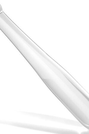Glass Butt Plug Anal Dildo Pleasure G-spot Wand Baseball Bat Shaped Double Ended Dildo Prostate Massager Fetish Masturbation Sex Toy for Women Men Transparent TJIJP (S)