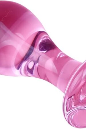 Anal Plug Prostate Massager Anal Strong Anal Sex Toy Crystal Pleasure Wand Glass Expand Anal Beads Plug for Men Butt Plug Kit Prostate Massage Anal Dildo