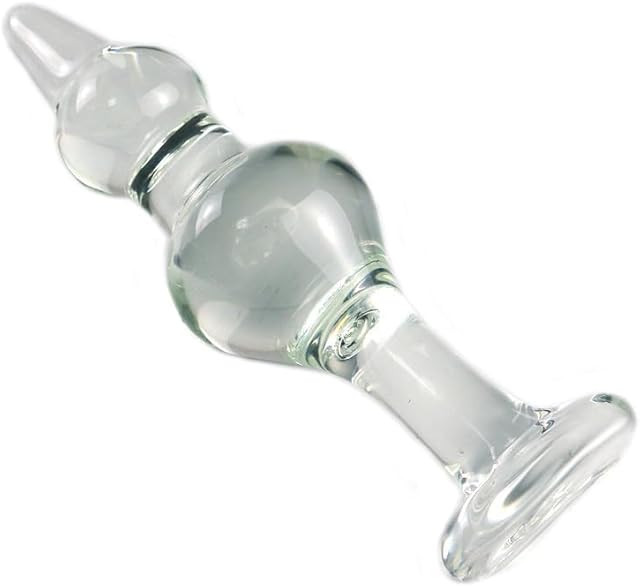 Anal Sex Toy Glass Butt Plug Prostate Massager Crystal Pleasure Wand Unisex G Spot Anal Sex Toy Backyard Dilators Anal Trainer Kit Thrusting Toys Glass Expand