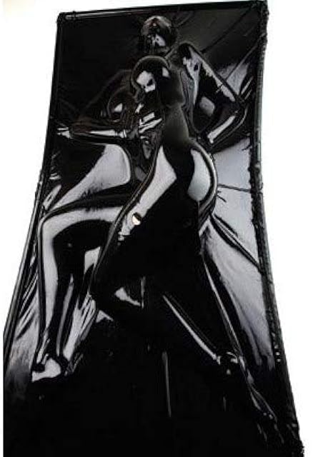 Bondage Gear - All - Extreme Black Latex Vacuum Bed - BLK