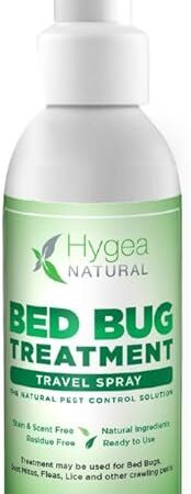 Lice, Mite, and Bed Bug Natural Travel Spray - TSA Approved size ? Child & Pet Friendly ? Immediate results ? Stain & Odor Free, For Hotels, Suitcase, Backpack, Shoes, Bed Bug Spray(3oz)