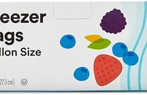 365 by Whole Foods Market, Gallon Size Freezer Bags, Double Zipper, 30 Count