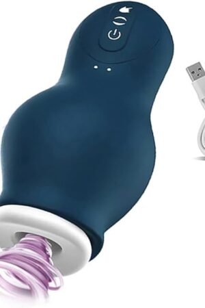Automatic Sucking Male Masturbators, Hands Free Pocket Pussy Male Stroker with 7 Vibration & 7 Suction, Soft TPE Channel 3D Realistic Textured, Blowjob Toy Adult Sex Toys for Men