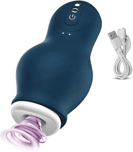 Automatic Sucking Male Masturbators, Hands Free Pocket Pussy Male Stroker with 7 Vibration & 7 Suction, Soft TPE Channel 3D Realistic Textured, Blowjob Toy Adult Sex Toys for Men