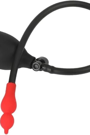 Inflatable Butt Plug, Silicone Anal Balloon Pump with Quick Release Valve Stretch Anal Sex Toys for Beginners and Advanced Users
