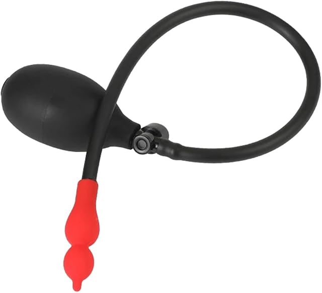Inflatable Butt Plug, Silicone Anal Balloon Pump with Quick Release Valve Stretch Anal Sex Toys for Beginners and Advanced Users