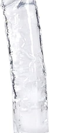 7 Inch Small Realistic Dildo, Soft Lifelike Beginner Sex Toy Thin Penis Clear with Strong Suction Cup for Womens/Men/Gay,Adult Life Like Sex Anal Cute Toys & Games
