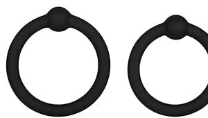 Be a Man Cock Rings - Set of 4 Penis Rings, Glans Rings for Longer, Harder Erections - Skin-Friendly Silicone, 4 Sizes (25-32mm)