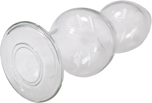 Anal Butt Plug 3 Size Choose Glass Hollow Butt Plug Glass Anal Plug Masturbator Anal Sex Toys for Women Men Gay