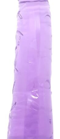 8 Inch Ultra Veined Translucent Jelly Dildo
