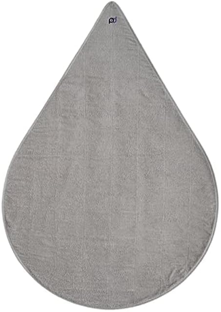 Waterproof Play Mat ? Reusable, Quiet & Discreet Blanket for Adults ? Washable Leakproof Surface Protector in Light Gray, 57 inch x 40 inch