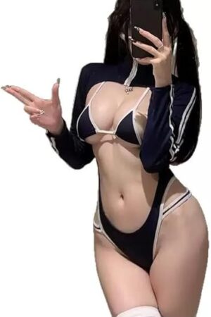 Cosplay women's underwear anime bikini sexy clothing Kawaii bodysuit cute crop top swimsuit knight suit