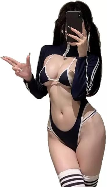 Cosplay women's underwear anime bikini sexy clothing Kawaii bodysuit cute crop top swimsuit knight suit