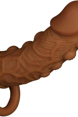 5.11'' Big Men Male Cock Girth Enlarger Enhancer Penis Extension Extender Sheath-Sleeve