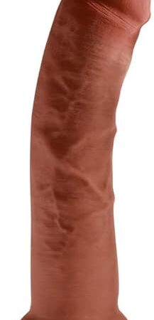 King Cock 8 Inch Triple Density Dildo with Lube 1oz | Realistic Dildos | Harness Compatible Strap-on Dildos | G-Spot P-Spot Massager