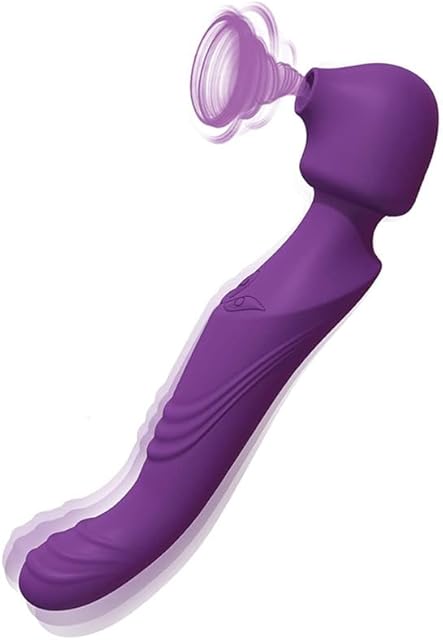 Clitoral Sucking Toy G spot Vibrator, Vibrating Adult Sex Toys for Women Pleasure with Two Kinds of Stimulation Heads Replacement Massage, Dildo Vibrator Stimulator, Personal Massager Sex Games