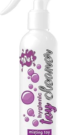 Wet Hygienic Misting Toy Cleaner, All Purpose Alcohol-Free Gentle Cleansing Spray | No Harsh Chemicals, Safe for All Toys and Surfaces, Paraben Free & Sulfate Free, 8 oz