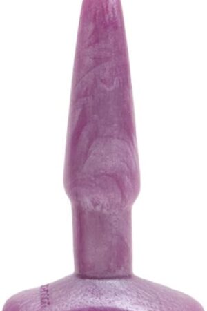 Doc Johnson Platinum Premium Silicone - The Li'L End - 4.3 in. Long and 1.0 in. Wide - Small Silicone Butt Plug with Flared Safety Base - Beginner Anal Toy - Purple