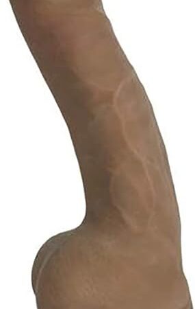 Wildfire Realistic Dildo Cyberskin Ultra-soft Lifelike Cock Penis with Suction Cup for Hands-free Play 8 Inch