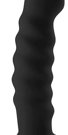 Kendall Silicone Dong Swirled Satin Finish - Black