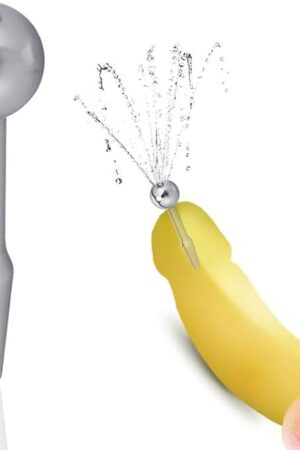 Hollow Urethral Plug, Metal Urethral Sounds Urethral Dilator Penis Plug Prostate Stimulation Men Sex Toy for Beginners, 248 inch