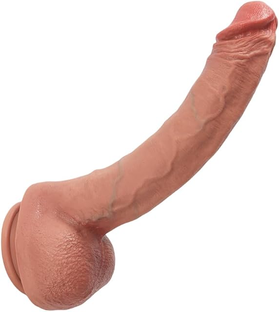 11 Inch Long Dildo, Skin-Like Big Dildo with Strong Suction Cup Lossless No54 Sex Toy