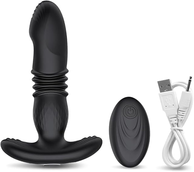 Generic Anal Plug Thrusting Vibrating Butt Plug Anal Vibrator Remote Sex Toys for Women Ass Anal Dildo Prostate Massager Men Butt Plug Masturbator