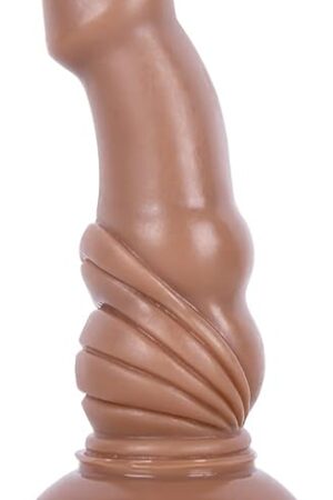 5.5 Inches Realistic Dildo for Beginners, Anal Dildos Lifelike Fake Penis for Women/Men/Gay, Adult Sex Toys for G spot Stimulator Anal Plug Training Sets (Brown)