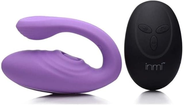 Inmi 7X Pulse Pro Pulsating and Clit Stimulating Vibrator with Remote Control