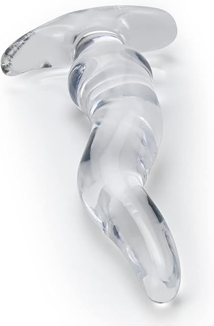 FST Anal Butt Plug 98 Inch Anal Sex Toy Wearable Butt Plug with Ergonomic Base Clear Dildo for Prostate Massage Vaginal Masturbation Adult Sex Toys for Men Women Couple (L)