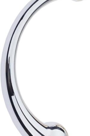 Double-Ended Dildo, Massage Wand Sex Anal Plug G Spot Metal Anal Bead, Solid Metal Curved Dual Ended Masturbation Adult Sex Toy for Couple (Small 71" & 13,4oz)