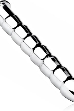 FST Stainless Steel Penis Plug Beads Urethral Plug in 5 Sizes Hollow Urethral Dilator for Penis Training Prostate Stimulation Urethral Sound Metal Urinary Catheter Adult Sex Toys for Male Penis (XXL)