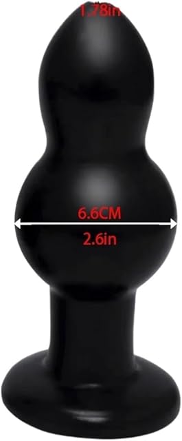 Huge Anal Sex Toys Large Butt Plug Dilator Prostata Massager for Men Woman Gay Adult Anus Stimulator (Color : Black XL)