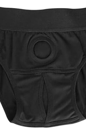 Black Unisex Underwear Strapless Underwear Boxers Brief - Harness Wearable Strapless Harnesses panties