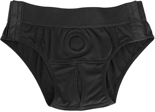 Black Unisex Underwear Strapless Underwear Boxers Brief - Harness Wearable Strapless Harnesses panties