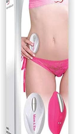 Adam & Eve Eve's Rechargeable Vibrating Panty, Remote Control Vibrating Massage Tools for Date Night, Adult Sex Toys for Women & Couples, Portable Wireless Underwear Fits up to 42" Waist, Pink