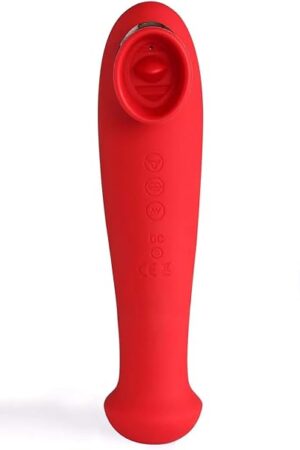 Destiny 15-Function Rechargeable Suction + Vibration + 3 Motors (Red)