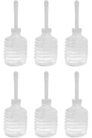 Artibetter 10pcs Disposable Enema Douche Applicator Bottle Vaginal Douche Anal Applicator for Women Men 200ml (Transparent)