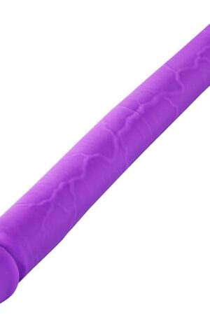 Fantasy Purple Double-Ended Dildo 153 * 13" Big Realistic Silicone Dildo, Long Double Sided Dildo Veins and Glans, Flexible Dildo for Lesbian Anus G-spot Stimulation Sex Toy for Male Female Couples